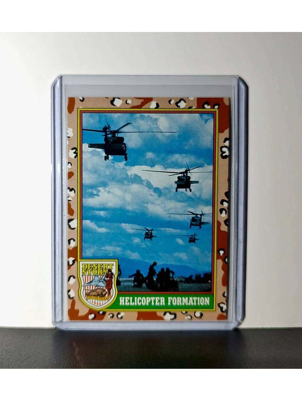 Helicopter Formation 1991 Topps Desert Storm #15 Card - Picture 1 of 10